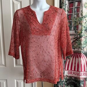 Blair Orange fleck Women's Blouse